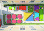 create 3d food truck, restaurant, and food court design in sketchup
